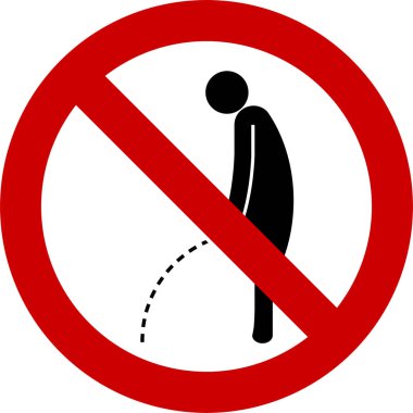 İşeme işaretini yasakla