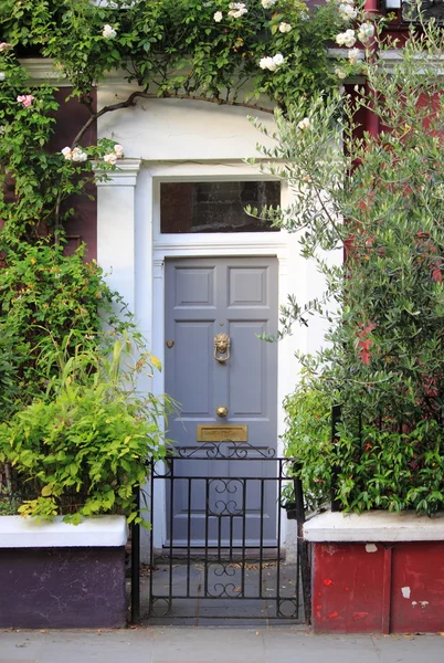 British style squared front door — Stock Photo, Image