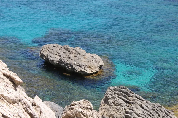 Güzel Akdeniz Sahil Mallorca Spanya — Stok fotoğraf