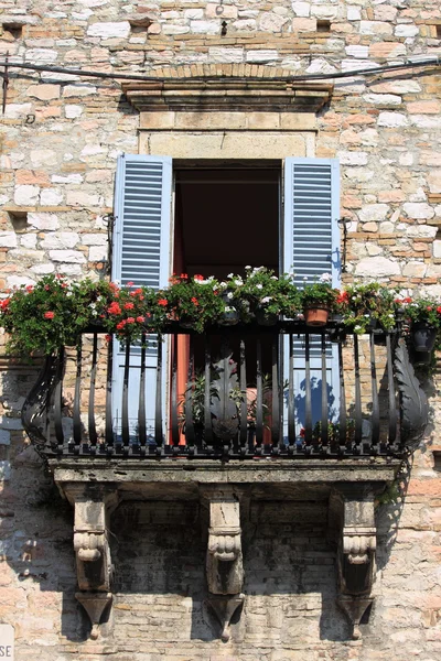 Middeleeuwse balkon — Stockfoto