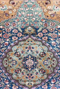 Bir Türk halı doku