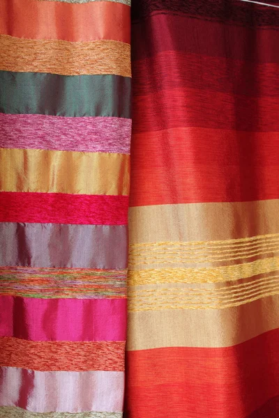 Colorful silk scarves — Stock Photo, Image