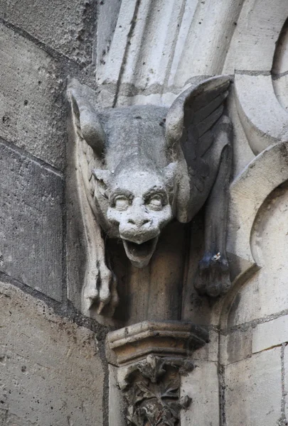 Gargoyle dans la cathédrale Notre Dame — Photo