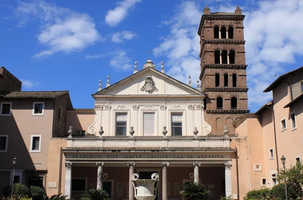 Kilise Santa Cecilia Trastevere içinde — Stok fotoğraf
