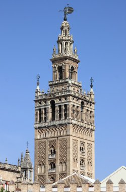 Giralda Bell Tower in Sevilla clipart