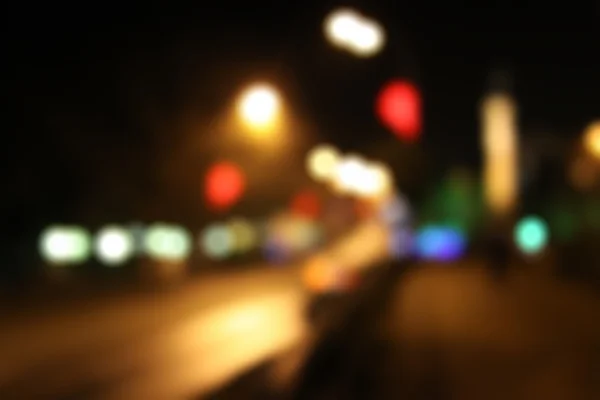 Night city bokeh background — Stock Photo, Image