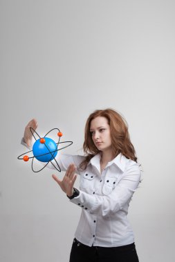 Kadın bilim atom modeli, araştırma kavramı ile