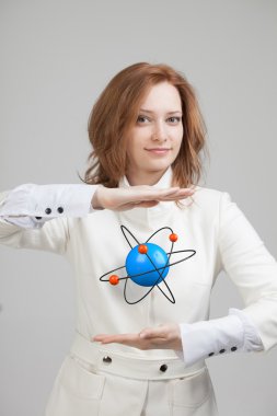 Kadın bilim atom modeli, araştırma kavramı ile