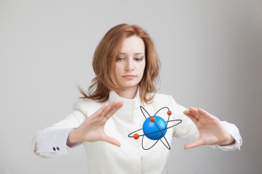 Kadın bilim atom modeli, araştırma kavramı ile