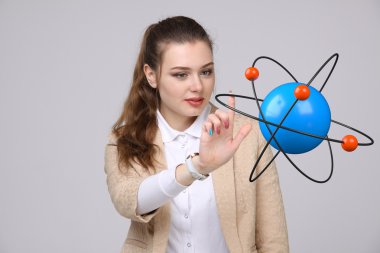 Kadın bilim atom modeli, araştırma kavramı ile