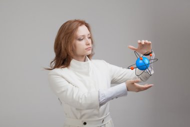 Kadın bilim atom modeli, araştırma kavramı ile