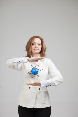 Kadın bilim atom modeli, araştırma kavramı ile