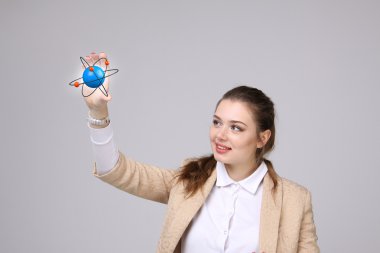 Kadın bilim atom modeli, araştırma kavramı ile