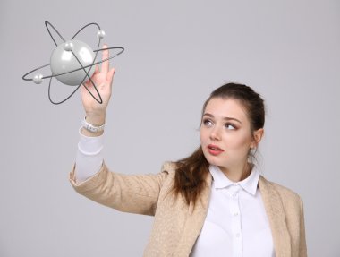 Kadın bilim atom modeli, araştırma kavramı ile