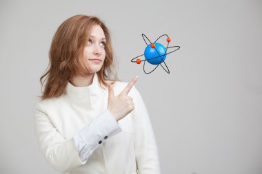 Kadın bilim atom modeli, araştırma kavramı ile