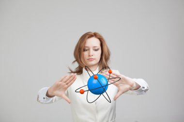 Kadın bilim atom modeli, araştırma kavramı ile