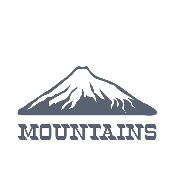 Logo delle montagne, illustrazione vettoriale — Vettoriale Stock