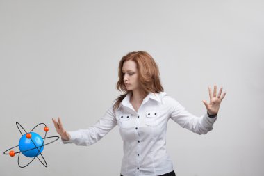 Kadın bilim atom modeli, araştırma kavramı ile