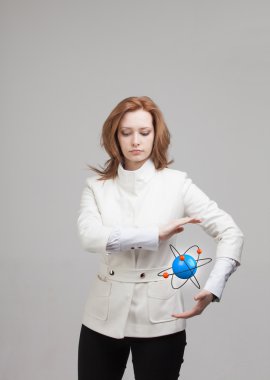 Kadın bilim atom modeli, araştırma kavramı ile