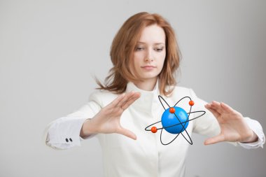 Kadın bilim atom modeli, araştırma kavramı ile