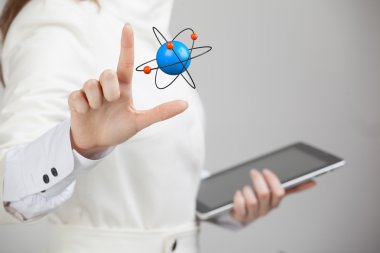 Kadın bilim atom modeli, araştırma kavramı ile