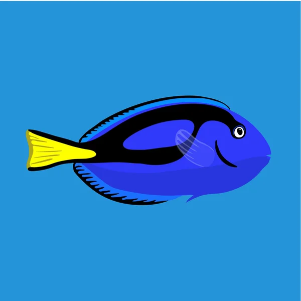 Тропічна океанічна риба, Векторні ілюстрації — стоковий вектор