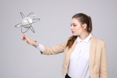 Kadın bilim atom modeli, araştırma kavramı ile