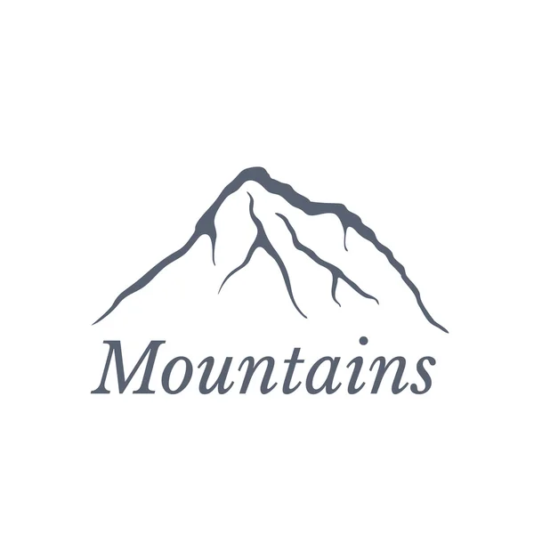 Логотип гір, Векторні ілюстрації — стоковий вектор