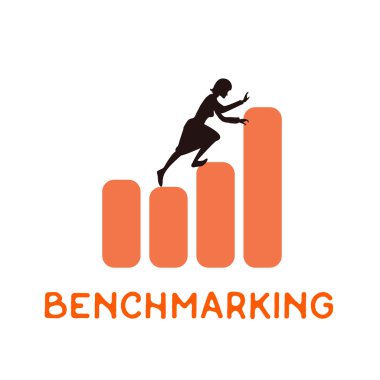 Karşılaştırma kavramı logo, vektör simgesi