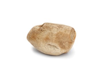 Beyaz arkaplanda taş