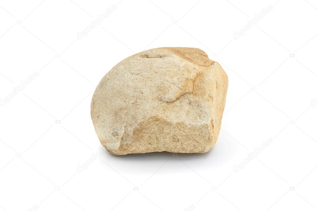 stone on white background