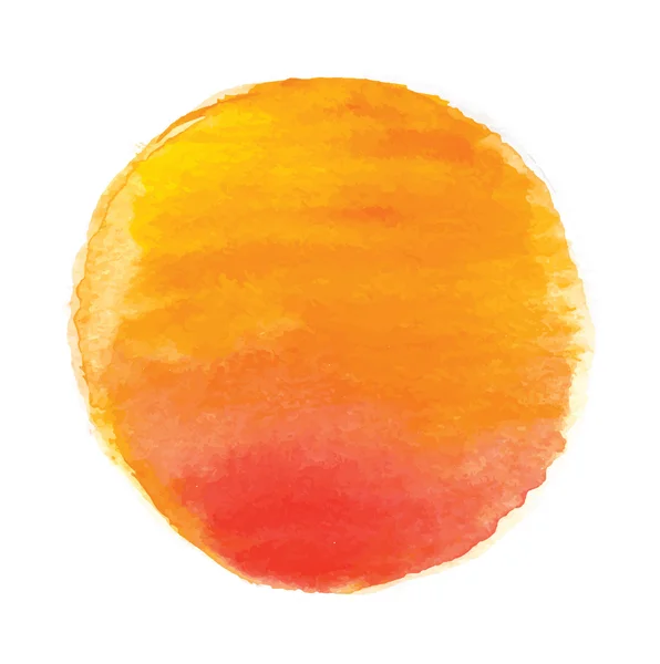 Aquarell Sonne, Vektorillustration — Stockvektor