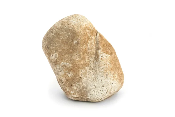 Piedra sobre fondo blanco — Foto de Stock