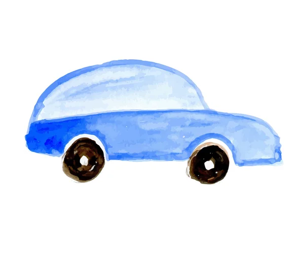 Dětská kresba auto. Vektorové ilustrace. — Stockový vektor