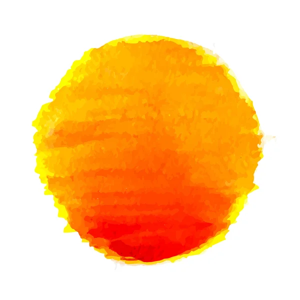 Acuarela Sol, Vector Ilustración — Vector de stock
