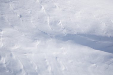 Kar doku, yüzey bir rüzgar tarafından oluşturulmuş