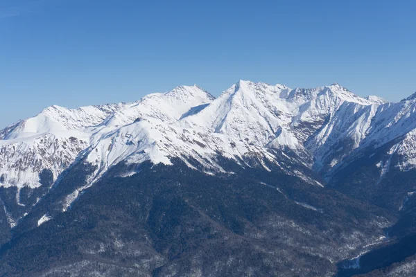 Mountain landscape of Krasnaya Polyana, Russia — Stock Photo, Image