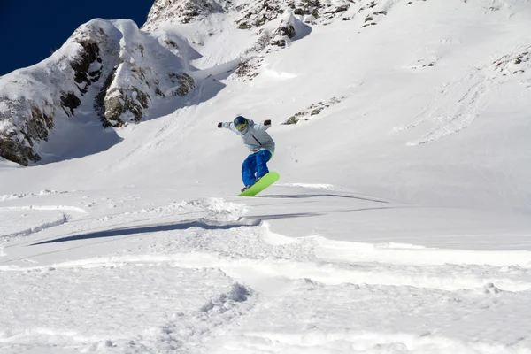 Snowboard freerider — Stock Photo, Image