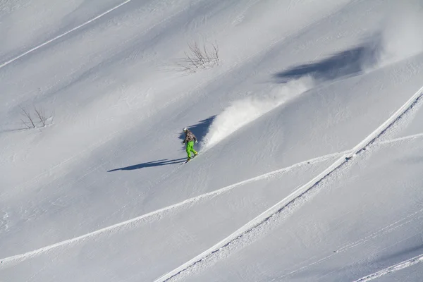 Snowboard freeride — Stock fotografie