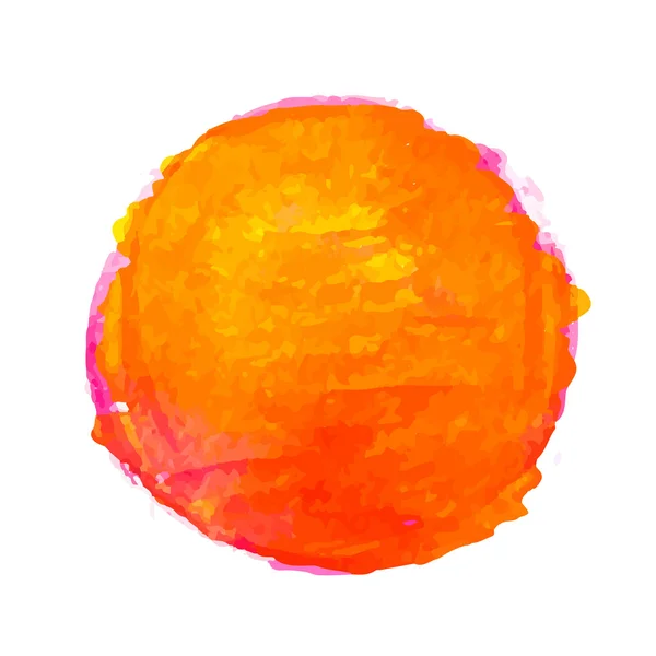 Aquarelle Soleil, Illustration vectorielle — Image vectorielle