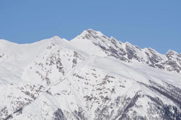 Bergen i krasnaya polyana, sochi, Ryssland — Stockfoto