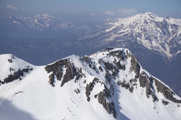 Hory krasnaya polyana, Soči, Rusko — Stock fotografie