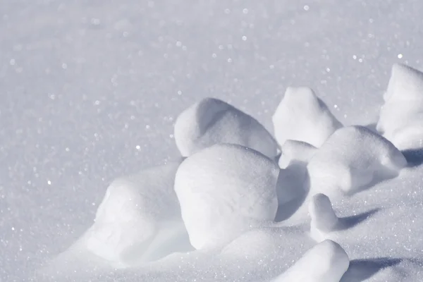 Clumps of snow, winter — Stock Photo, Image