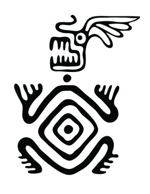 canavar yerli tarzı, vektör çizim