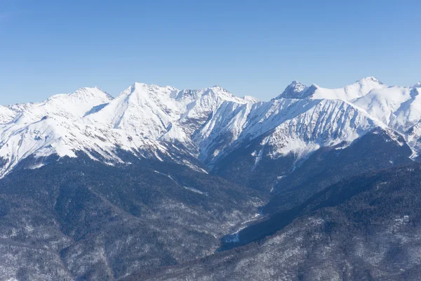 Bergen i krasnaya polyana, sochi, Ryssland — Stockfoto