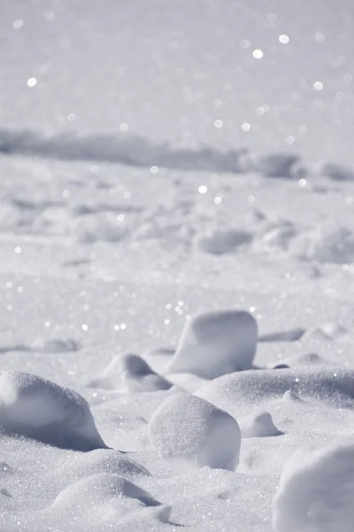 Aglomerados de neve, inverno — Fotografia de Stock