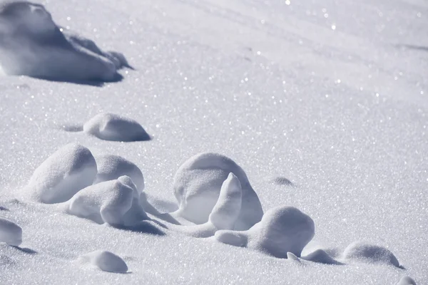 Clumps of snow, winter — Stock Photo, Image