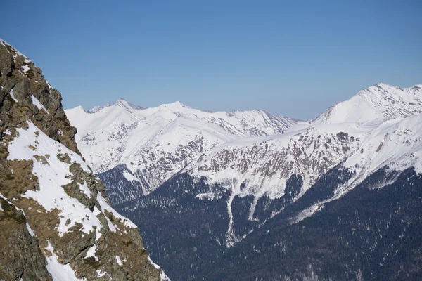 Montagnes de Krasnaya Polyana, Sotchi, Russie — Photo