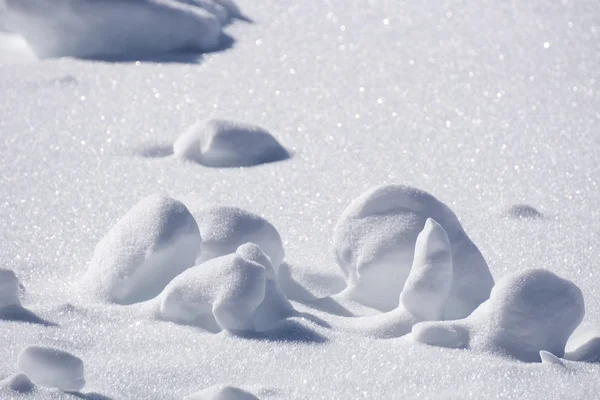 Clumps of snow, winter — Stock Photo, Image