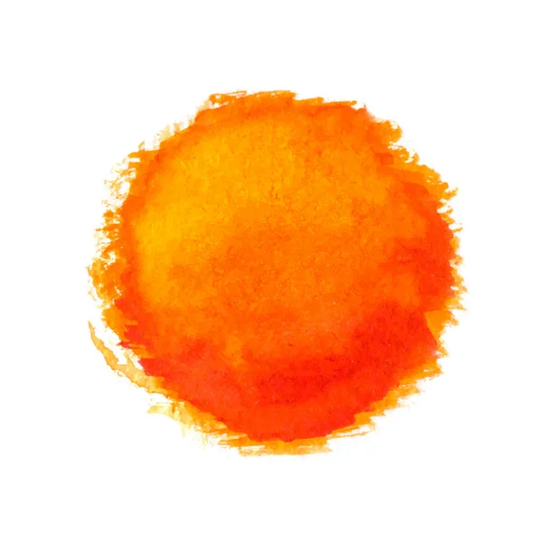 Aquarell Sonne, Vektorillustration — Stockvektor